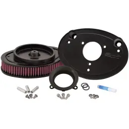 K&N Street Metal sportovní kit sání pro HARLEY DAVIDSON FLHTP Electra Glide Police 103 CI 2009-2012 Aluminum kovový vrchlík, výška: 48 mm Originální