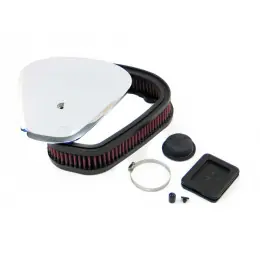 K&N Street Metal sportovní kit sání pro Yamaha XV1700 Road Star Silverado S 1700 2008-2012 Aluminum chromový vrchlík, výška: 60 mm Originální