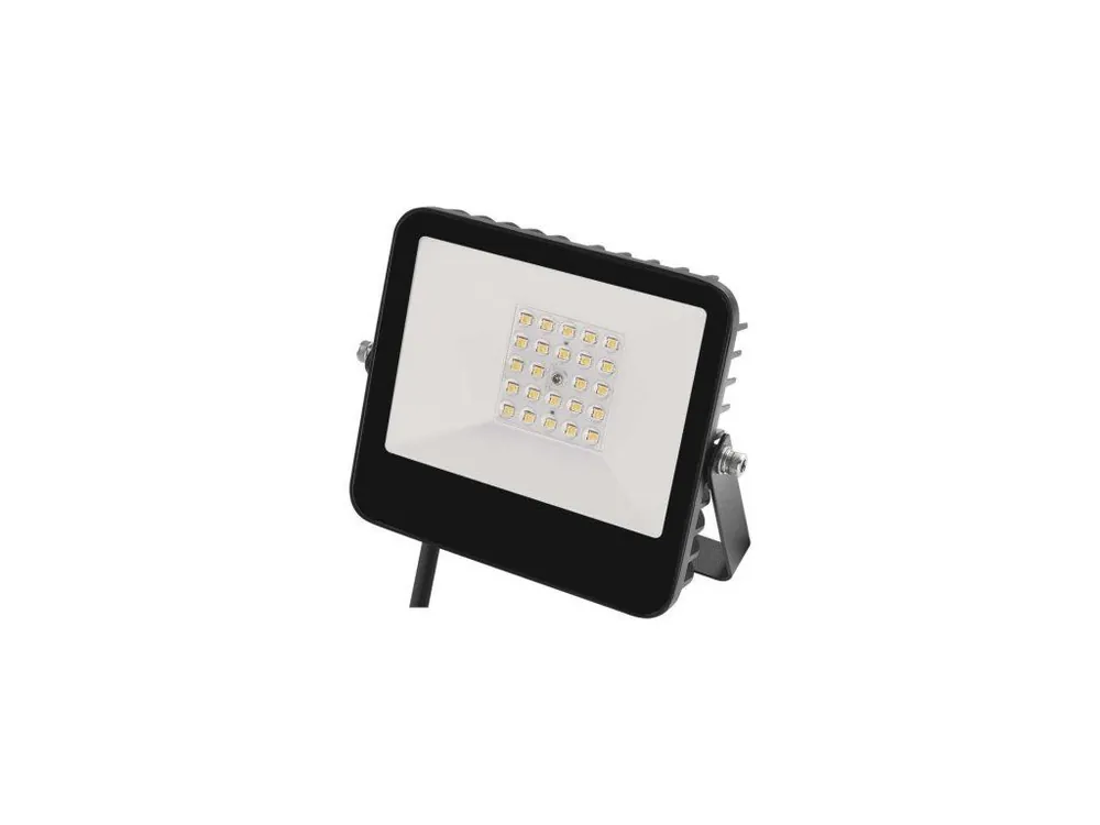 LED reflektor AVENO 20W, černý, neutrální bílá Víkendová Akce