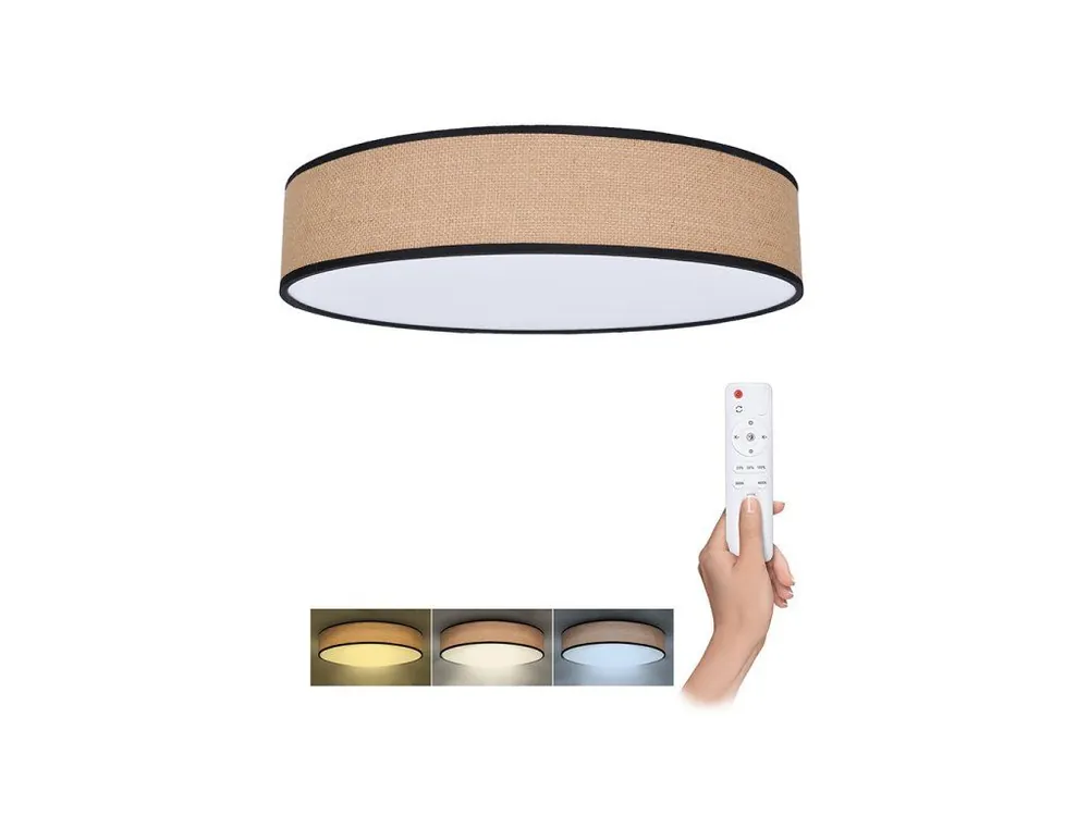 Horká Nabídka LED osvětlení s dálkový ovladačem Brownie, 60W, 4200lm, 50cm, změna chromatičnosti, stmívatelné