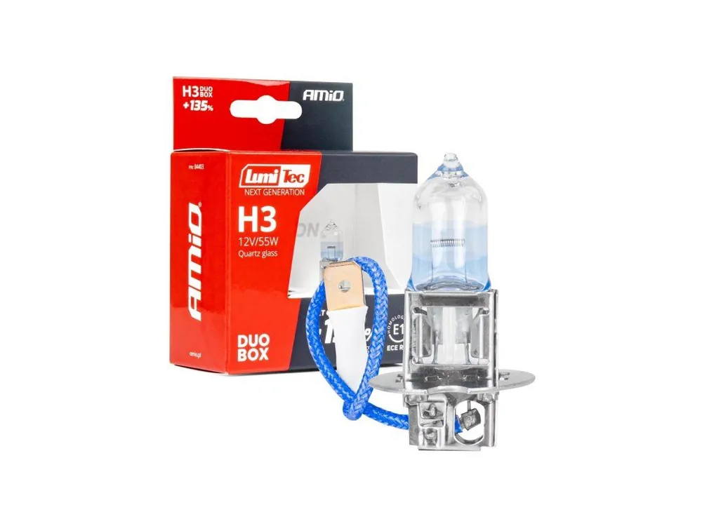 Výprodej krabička LumiTec H3 12V 55W PK22 +135% 2ks