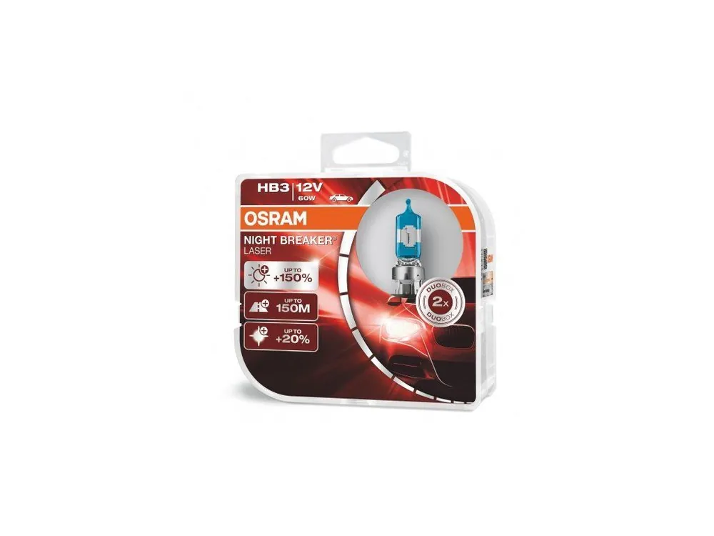 Ihned K Objednání krabička HB3 12V 60W P20dNIGHTBREAKER LASER 2ks +150%