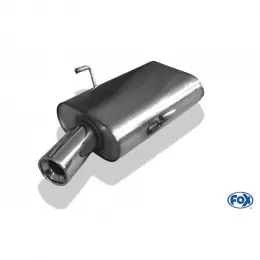 Nová Kolekce Fox Sportauspuff koncový tlumič výfuku s koncovkou 1x90 Typ 13 pro Peugeot 406 406 Limousine, Coupe s motorem 1.6, 1.8, 2.0
