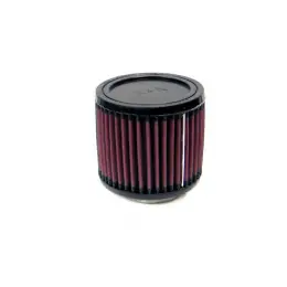 Must-Have K&N univerzální kulatý filtr se vstupem 57 mm a výškou 102 mm, gumový vrchlík, vstupní příruba vystředěná, vnější průměr 114 mm
