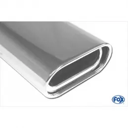 Nízká Cena Fox Sportauspuff koncový tlumič výfuku s koncovkou 135x80 Typ 53 na obou stranách pro Nissan Primera P11 s motorem 1.6, 1.8, 2.0, 2.0 TD, 4/5dvéř. Limousine, r.v. 1999-
