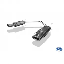 Koupit Online Fox Sportauspuff koncový tlumič výfuku s koncovkou 160x80 Typ 53 na obou stranách pro Volkswagen T4 s motorem 1.9, 1.9 D/TD, 2.0, 2.4 D, 2.5, 2.5 TDI, 2.8