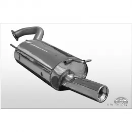 Koupit Online Fox Sportauspuff koncový tlumič výfuku s koncovkou 1x100 Typ 13 pro Mitsubishi Galant EA 1996- s motorem 2.4, 2.5 V6 24V, určeno pro Kombi