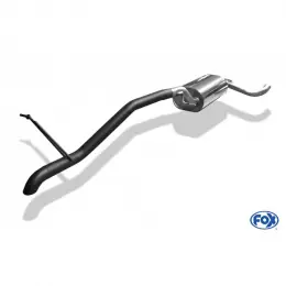 Výhodná Nabídka Fox Sportauspuff koncový tlumič výfuku s koncovkou 1x55 Typ 26 černě lakovaná "Diesel vzhled" pro Ford Focus II 2004-01/2008 s motorem 1.4, 1.6, 1.8, 2.0
